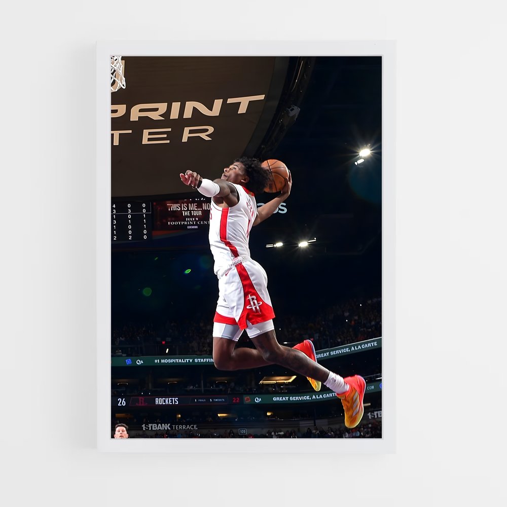 Poster Houston rockets – affiche Basketball (vue 3)